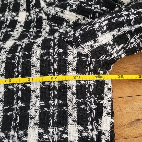 Ny & Co Long Sleeve Tweed Black & White Blazer - Picture 11 of 11